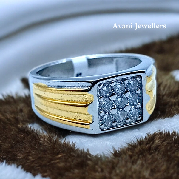 Avani Jewellers Silver Gents Fancy Rings - 6.36, 23