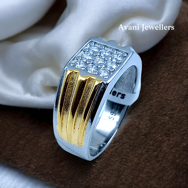 Avani Jewellers Silver Gents Fancy Rings - 6.36, 23