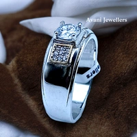 Avani Jewellers Silver Gents Fancy Rings - 6.6, 27