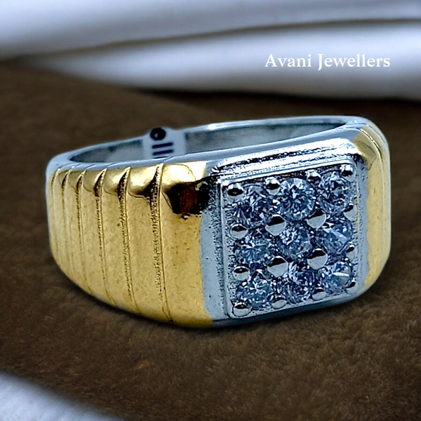 Avani Jewellers Silver Gents Fancy Rings - 6.67, 17
