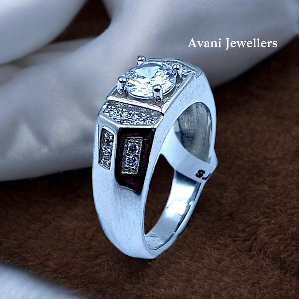 Avani Jewellers Silver Gents Fancy Rings - 5.14, 17