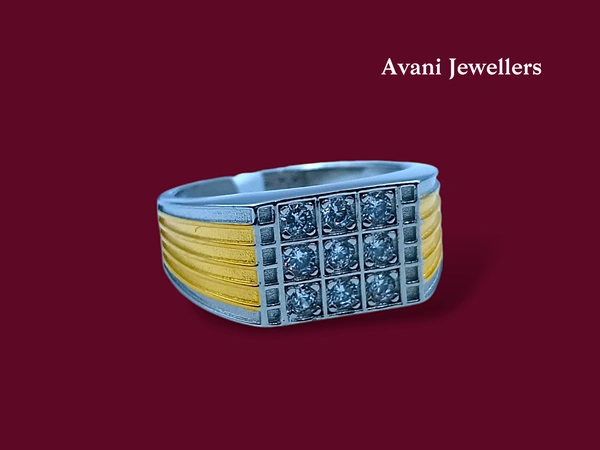 Avani Jewellers Silver Gents Fancy Rings - 6.53, 25