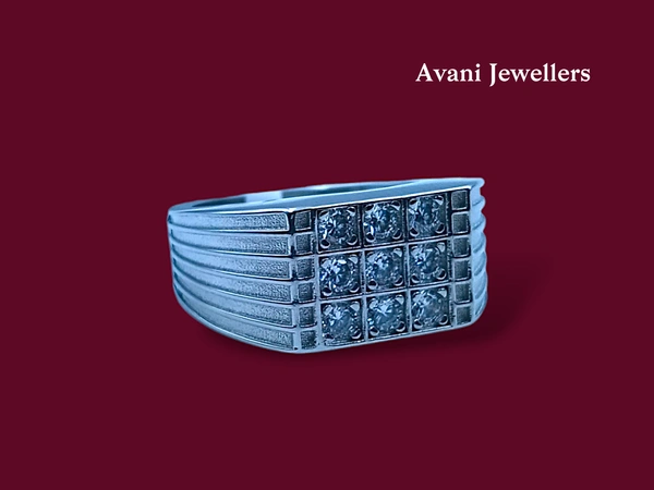 Avani Jewellers Silver Gents Fancy Rings - 6.08, 20
