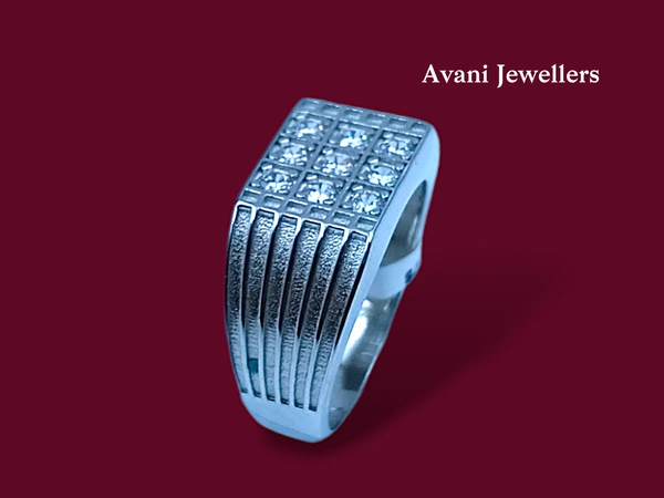 Avani Jewellers Silver Gents Fancy Rings - 6.08, 20