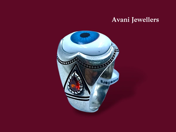 Avani Jewellers Silver Gents Fancy Rings - 10.17, 30