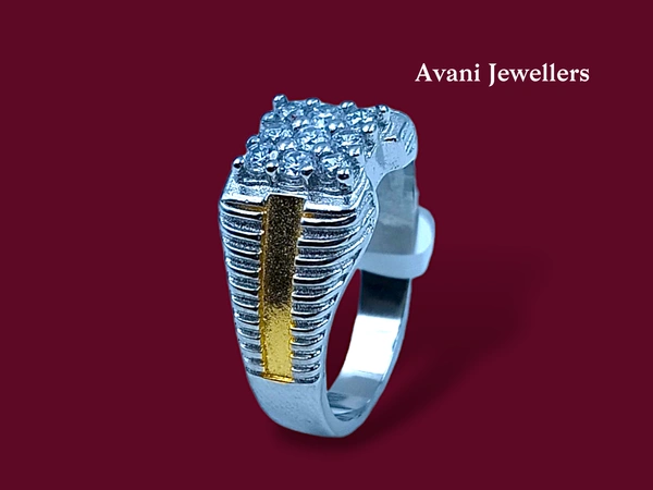 Avani Jewellers Silver Gents Fancy Rings - 6.69, 20