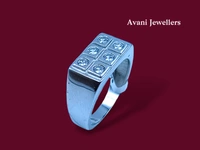 Avani Jewellers Silver Gents Fancy Rings - 5.48, 21