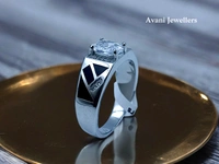 Avani Jewellers Silver Gents Fancy Rings - 6.19, 23