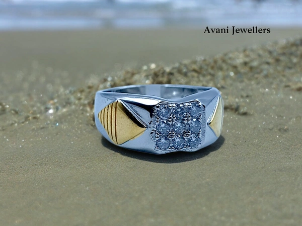 Avani Jewellers Silver Gents Fancy Rings - 6.19, 20