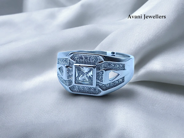 Avani Jewellers Silver Gents Fancy Rings - 6.26, 27