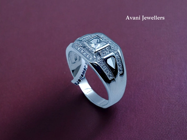 Avani Jewellers Silver Gents Fancy Rings - 6.26, 27