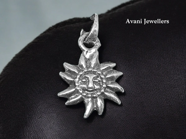 Silver God Pendant - 1.37