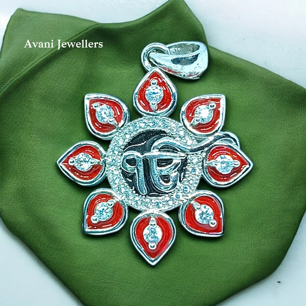 Silver God Pendant - 3.62