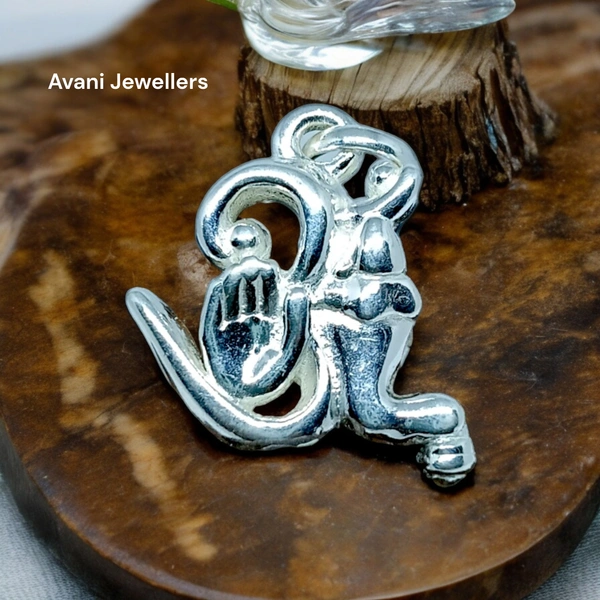 Silver God Pendant - 2.56