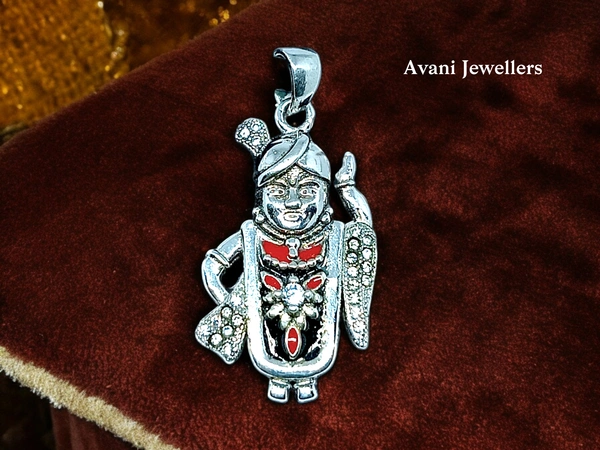 Silver God Pendant - 3.5