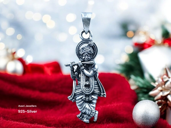 Silver God Pendant - 4.25