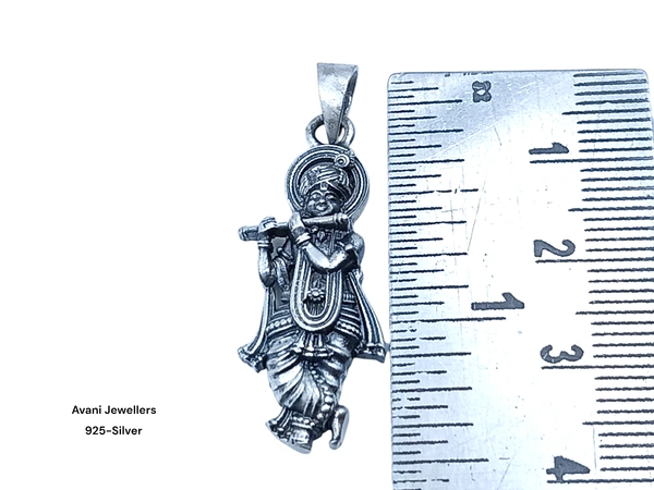 Silver God Pendant - 4.25