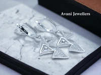 Avani Jewellers Silver Italian Fancy Earrings - 6.05