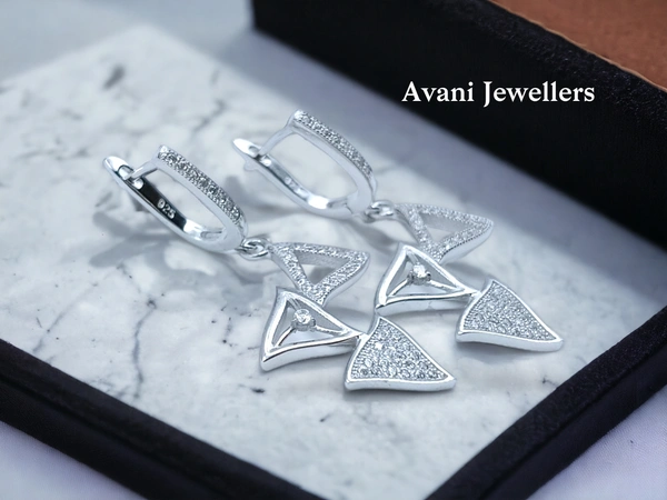 Avani Jewellers Silver Italian Fancy Earrings - 6.05