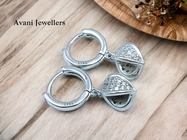 Avani Jewellers Silver Italian Fancy Earrings - 3.54