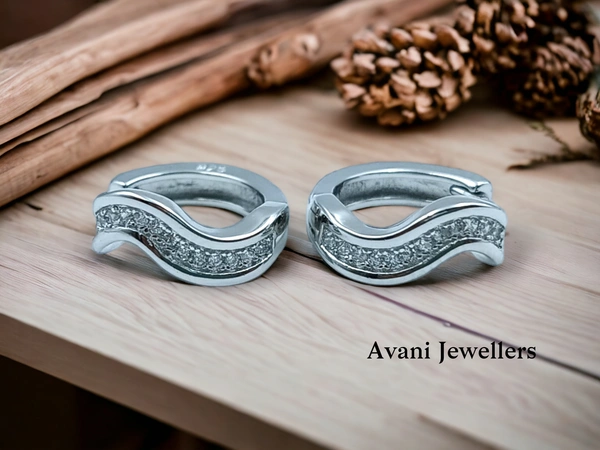 Avani Jewellers Silver Italian Fancy Earrings - 2.63