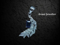 Avani Jewellers Silver Italian Fancy Pendant Set - 4.33