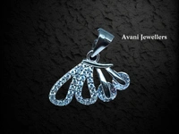 Avani Jewellers Silver Italian Fancy Pendant Set - 3.57
