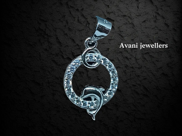 Avani Jewellers Silver Italian Fancy Pendant Set - 3.07