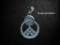 Avani Jewellers Silver Italian Fancy Pendant Set - 4.7