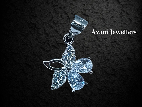 Avani Jewellers Silver Italian Fancy Pendant Set - 3.15