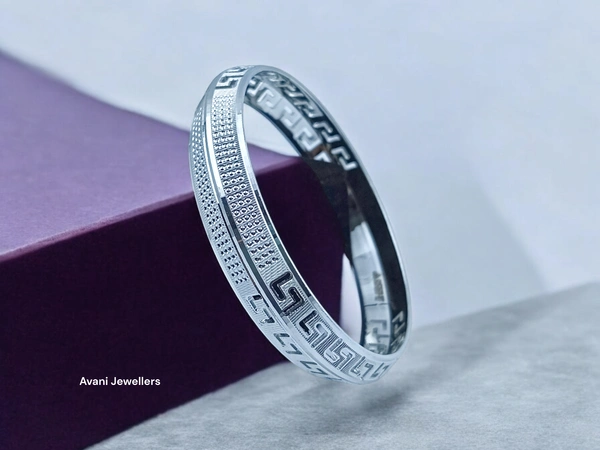 Avani Jewellers Silver Gents Kade - 36.14, 2-5 Inch