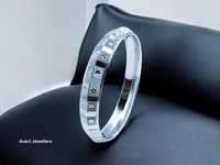 Avani Jewellers Silver Gents Kade - 30.8, 2-5 Inch