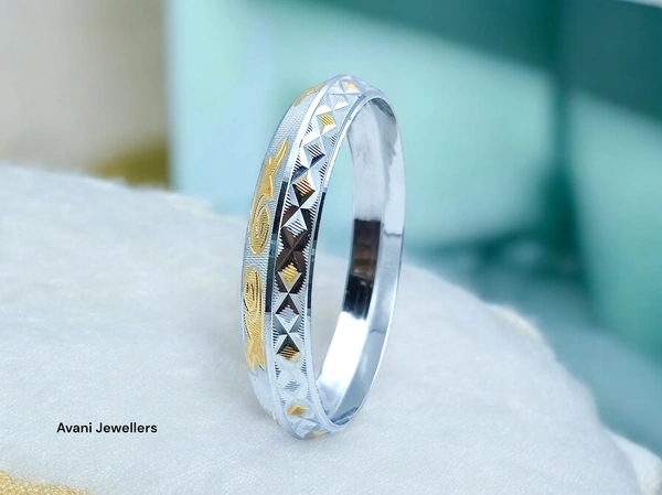 Avani Jewellers Silver Gents Kade - 39.5, 2.10 INCH