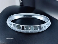 Avani Jewellers Silver Gents Kade - 31.5, 2.12 INCH