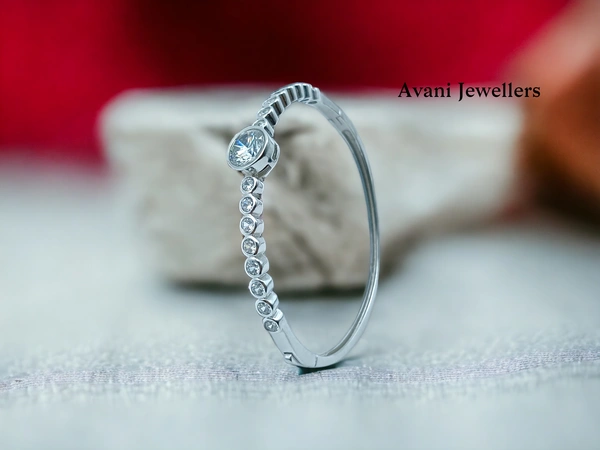 Avani Jewellers Silver Ladies Fancy Kade - 11.47, Free Size