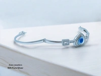 Avani Jewellers Silver Ladies Fancy Kade - 11.42, Free Size