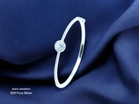 Avani Jewellers Silver Ladies Fancy Kade - 10.93, Free Size