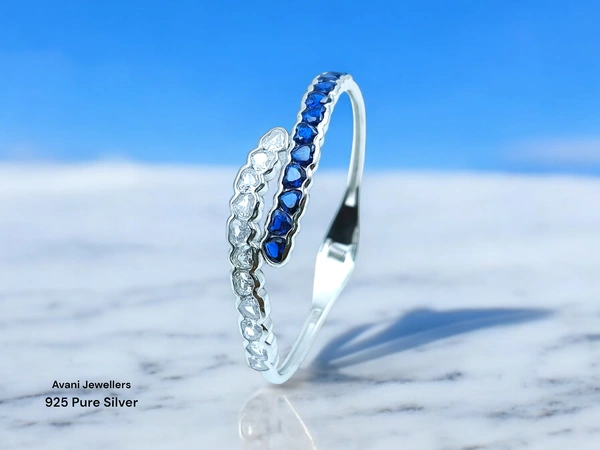 Avani Jewellers Silver Ladies Fancy Kade - 13.15, Free Size