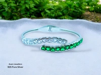 Avani Jewellers Silver Ladies Fancy Kade - 13.15, Free Size