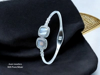 Avani Jewellers Silver Ladies Fancy Kade - 11.51, Free Size