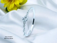 Avani Jewellers Silver Ladies Fancy Kade - 12.11, Free Size