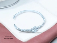 Avani Jewellers Silver Ladies Fancy Kade - 12.11, Free Size