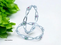 Avani Jewellers Silver Ladies Fancy Kade - 13.85, Free Size
