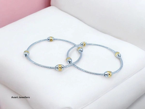 Avani Jewellers Silver Ladies Fancy Kade - 5.58, Free Size