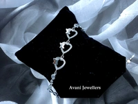 Avani Jewellers Silver Ladies Fancy Bracelet - 7.31, Adjustable