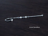 Avani Jewellers Silver Ladies Fancy Bracelet - 6.57, Adjustable