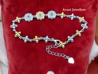 Avani Jewellers Silver Ladies Fancy Bracelet - 8.96, Adjustable