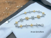 Avani Jewellers Silver Ladies Fancy Bracelet - 8.88, Adjustable