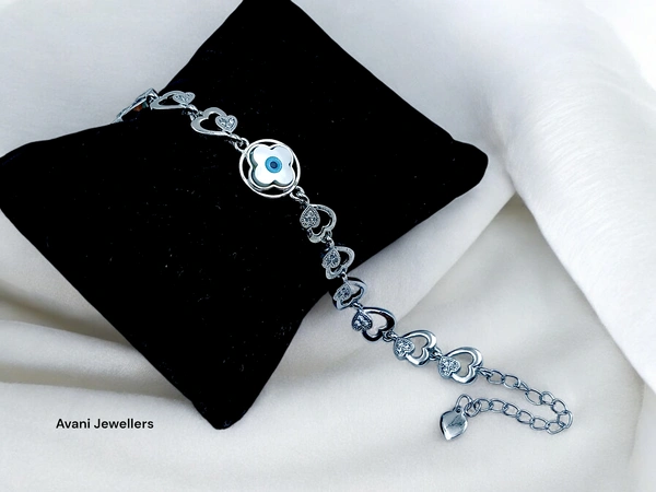 Avani Jewellers Silver Ladies Fancy Bracelet - 11.14, Adjustable