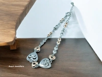 Avani Jewellers Silver Ladies Fancy Bracelet - 6.52, Adjustable